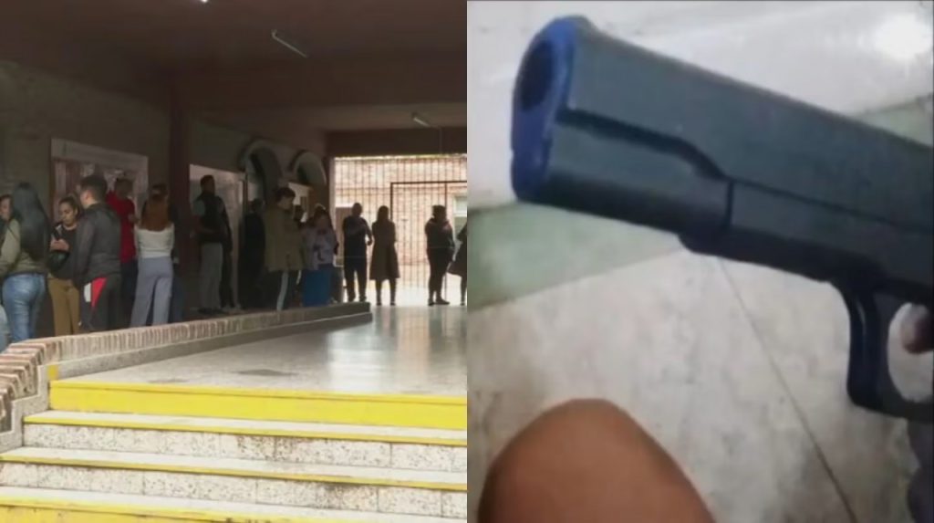 Alumno de 14 años llevó un arma al colegio y amenazó a sus compañeros