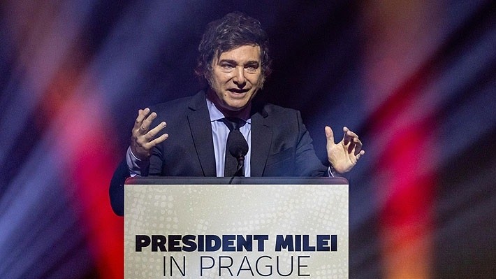 Javier Milei en Republica Checa “Probablemente me den el Nobel de Economía”